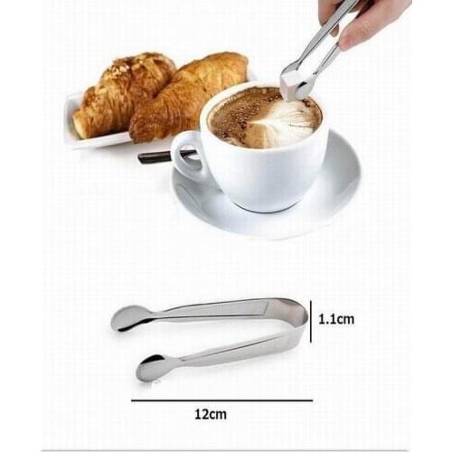 300PCS Mini Non-Magnetic Polished Stainless Steel Coffee Sugar, Ice, Barbecue BBQ Food Clips Kitchen Accessories Portable