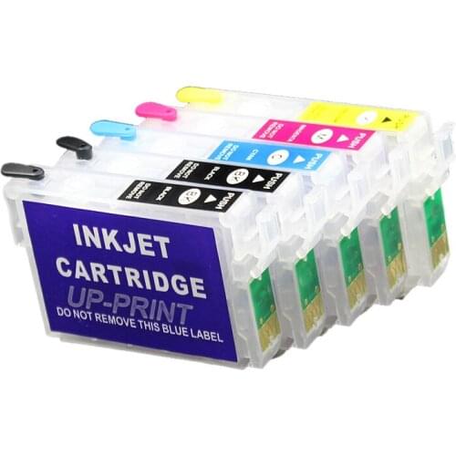 UP 5sets Refill Ink Cartridge 0711H x2 T1002 T1003 T1004 compatible for epson STYLUS OFFICE B40W BX600FW BX610FW BX310FN B1100
