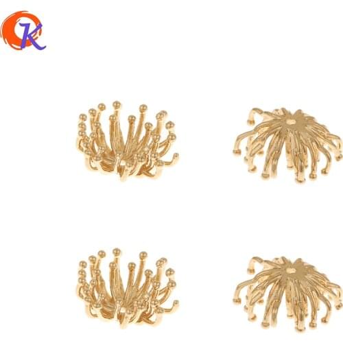Cordial Design 100Pcs 14*15MM Jewelry Accessories/DIY Making/Copper/Stamen Shape/Connectors/Earring Findings/Hand Made/Charms