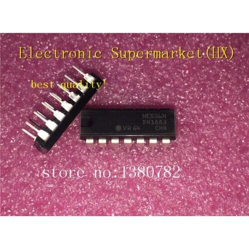 Free Shipping 100pcs/lots NE556N NE556 DIP14 New original IC In stock