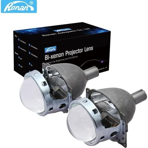 RONAN 3.0'' Bi-xenon HID Projector headlights Lens Q5 Universal Fast Install retrofit H1 H4 H7 9005 9006 headlight