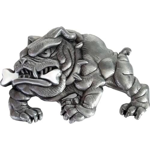 Bull Dog Metal Men Western Style Belt Buckle Fashion Costume Accessory