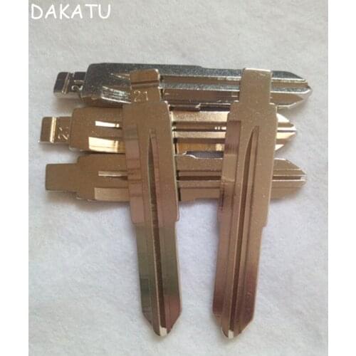 DAKATU NO.21 Remote key blade Flip Floding Remote Key Blade Car key Blank Blade For Toyota Corona 21# TOY41 Key blade