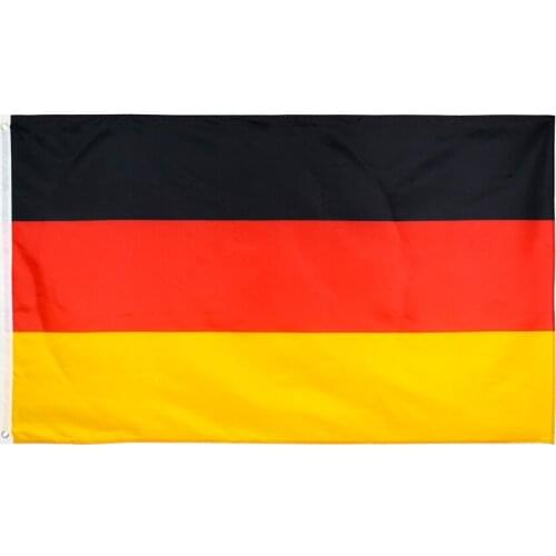Black Red Yellow De Deu German Deutschland Germany Flags And Banners 100 Pcs Polyester Digital Printed Vivid Color Decoration