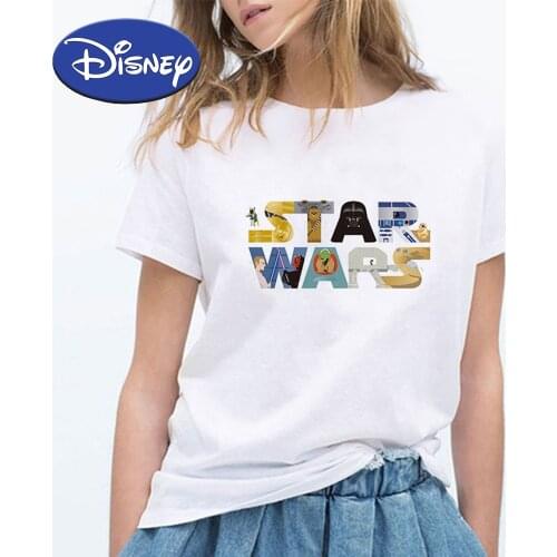 Star Wars T Shirt Disney Camiseta Womens T-Shirt Clothes Hipster Punk O-Neck Fashion I Am Cool Short Sleeve Ropa Tumblr Mujer