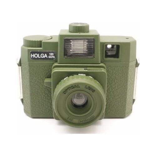 Holga 120GCFN Military Green Medium Format Film Camera Glass Lens Lomo Brand new