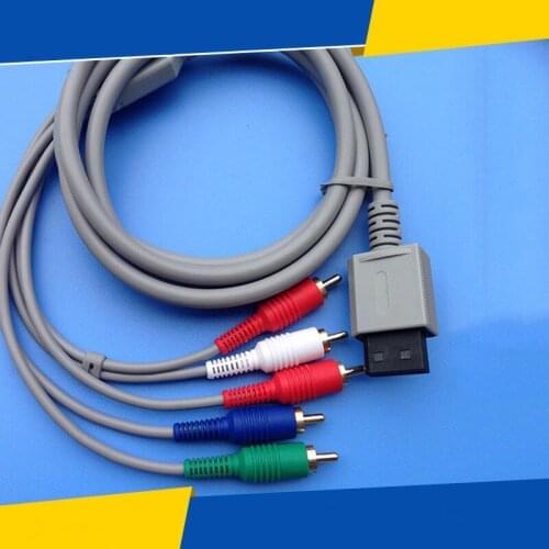 5 RCA Composite HD Premium Component Audio Video AV Cable Cord For Nintendo Wii(BUKIM)