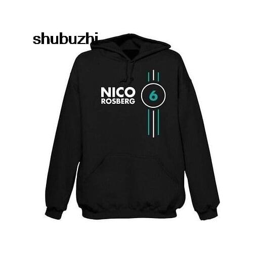 Nico Rosberg Number 6 Hoodie Driver men autumn sweatshirt male hoodies
