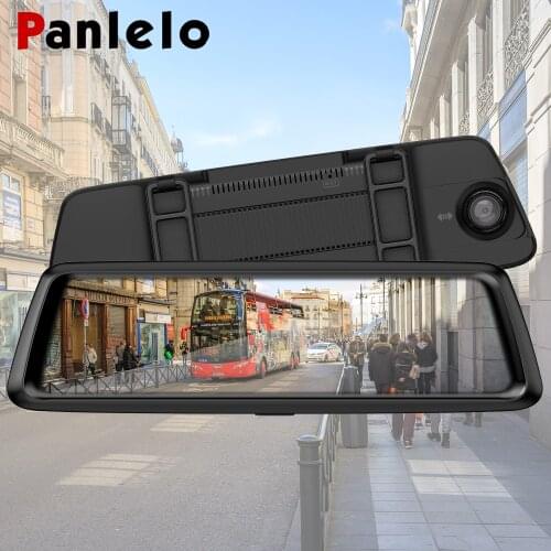 Panlelo Car DVR GPS Navigator Camera Came Recorde 3G /4G 10"Android Stream Media Rear View Mirror FHD 1080P GPS Mirror GPS Dash