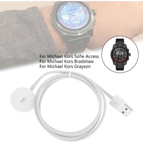 2020 New Portable Charging Stand Dock Smart Watch Charger Cable for Michael Kors Access Smartwatch Accessories High Quality
