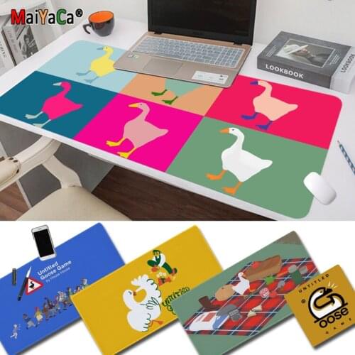 MaiYaCa New Printed Untitled Goose Game Laptop Computer Mousepad Rubber PC Computer Gaming mousepad