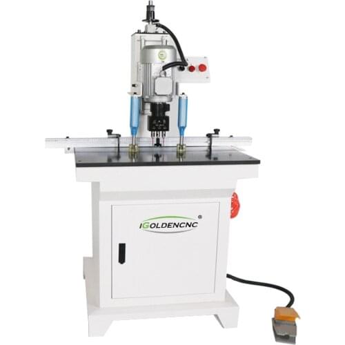 Single Head Cnc Woodworking Hinge Drill Adjustable Head Small Wood Boring Machine