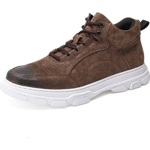 Autumn Winter High-top Sneakers Breathable Oxfords Shoes Men Sneakers Sapatos Para Hombre Undefined Mens Casual Hiking Shoes