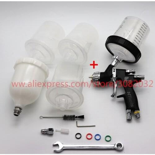 Spray Gun High Quality Professional GTI With PPS Adapter Cup Air Paint Gun With No Cleaning Cup Car Paint