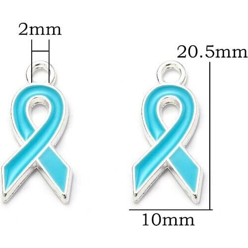 20*10mm 10pcs/lot Alloy Dripping Oil Pendants for DIY Handmade Jewelry Necklace Accessories ftg3s