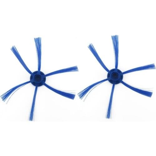 Top Deals 2Pcs 6-Armed Sweeping Robot Side Brushes for Philips FC8796 FC8794 FC8792 Vacuum Cleaner Parts