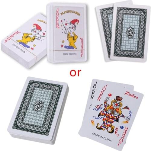 Standard Poker Solitaire Classic Magic Tricks Board Game Bar Party Playing Cards U2JB