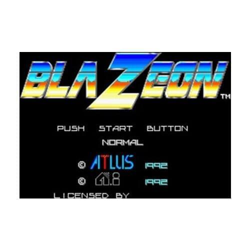 Blazeon NTSC Version 16 Bit 46 Pin Big Gray Game Card For USA Game Players