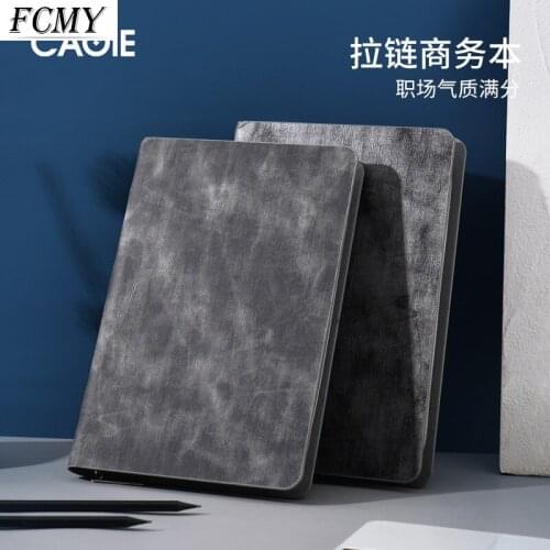 Thick A5 Notebook Business Office Work Planner Leather Loose-leaf Notepad School Office Stationery School Supplies Notebook