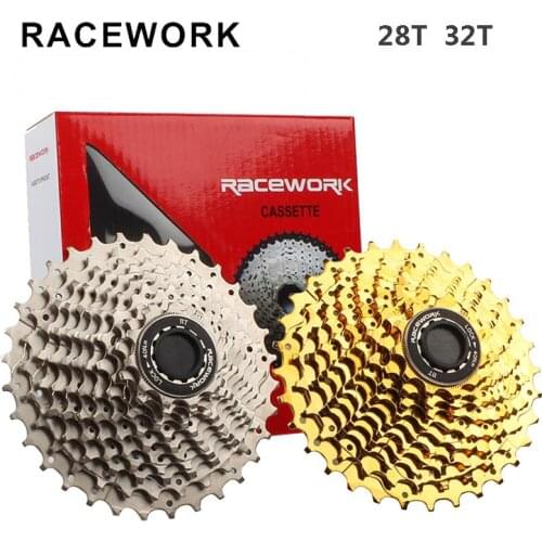 RACEWORK 11s 11 Speed 33s 33 spend Mountain mtb Road Bike bicycle gold Cassette 28T 32T flywheel