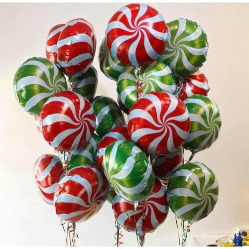50Pcs 18inch Colorful Candy Foil Balloons Lollipop Helium Balloon Baby Shower Birthday Wedding Party Supplies Decor Kids Toys