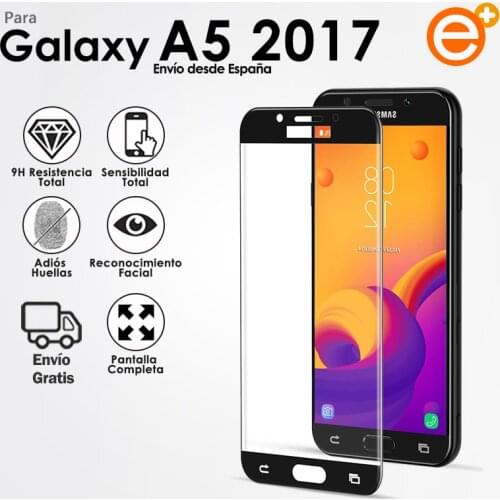 Full Tempered Glass Screen Protector for Samsung A5 2017 Security glass Protection for Smartphone E-PLUS