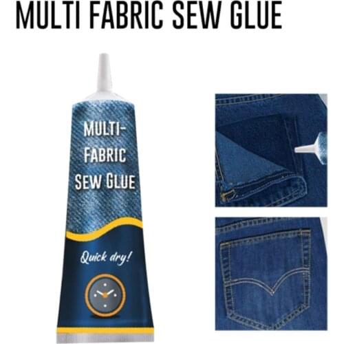 Liquid Glue Instant Fabric Leather Fast Drying Glue Ultra-stick Sew Glue Kit Secure Stitch Liquid Sewing Supplies Universal Glue