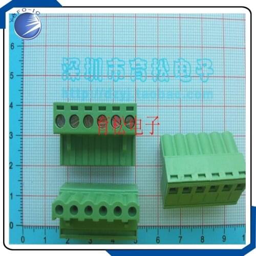 10PCS/LOT Just plug 2EDGK 5.08 6P plug type connector terminal 300V10A 10