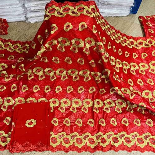 African bazin riche fabric high quality india basin riche brocade guinea brocade fabric with beads nigerian lace 5+2yards/lot