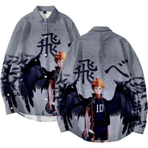 Anime Haikyuu Shoyo Hinata Shirt Kenma Kozume Cosplay Costume Printing Shirts Blouse Oikawa Tooru Tops for Women Men Summer