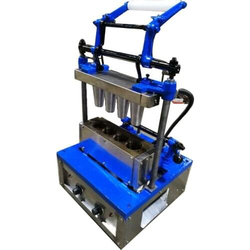 Automatic Waffle Hot Drink Coffee Cone Ice Cream Making Machine Price In Pakistan India 4 heads