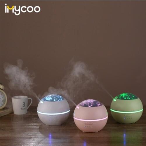 Aroma Diffuser Ultrasonic Essential Oil Usb Humidifier Mist Maker Oil Diffuser with Night Light Aroma Diffuser Aromatherapy