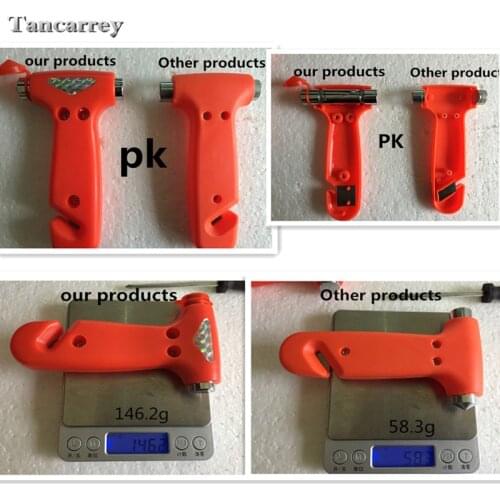 Car stickers safety hammer rescue hammer rescue tools for volkswagen golf 6 nissan qashqai ford ranger citroen c5 Car-styling