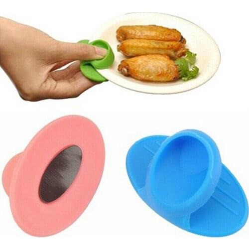 Free shipping 200pcs Microwave Oven Mitts Kitchen Cooking Convenient Silicone Nonslip Insulated Glove