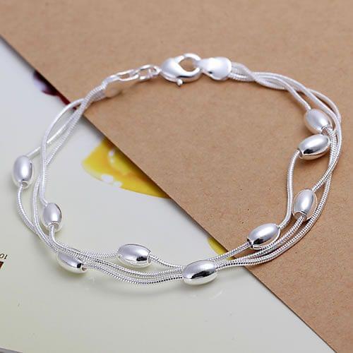 Free shipping jewelry silver plated jewelry bracelet fine fashion bracelet top quality wholesale and retail SMTH236