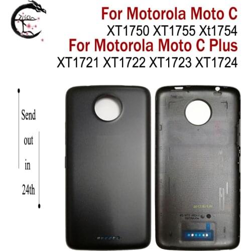 Battery Cover For Motorola Moto C XT1750 XT1755 C Plus XT1721 XT1722 Phone Back Cover Replacement MOTO C Cplus Battery Housing