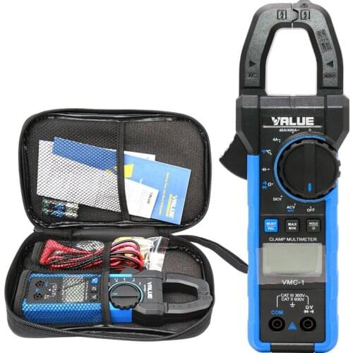 VMC-1 Precision measurement clamp multimeter temperature tester AC/DC Digital LCD clamp meter