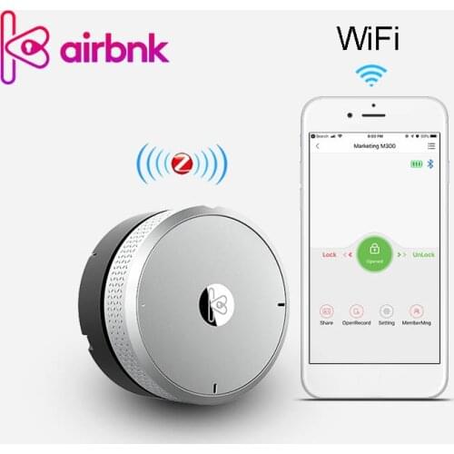 Wifi Smart Lock Cylinder Fingerprint WIFI Gateway Smart Lock Body Phone Control Door sensor Keyless Lock Core For Smart Home