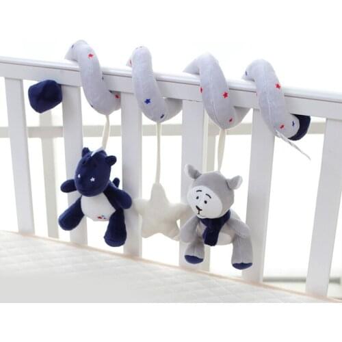 Infant Elephant Bear Toys Mobile Stroller Baby Bed Wind Chimes Rattles Clip Carriage Crib Stroller Hanging Baby Toys 0-12 Months