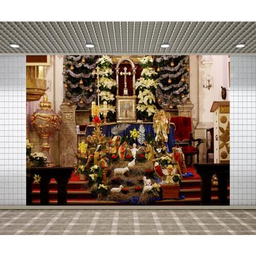 Lyavshi Nativity Scene Jesus Birth Christmas decoration Photographic Backgrounds Photography Backdrop Photocall Photo Studio