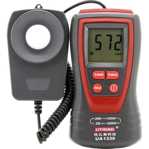 UIGAO UA1330 light meter, light meter, illuminance meter, brightness meter, photometric table