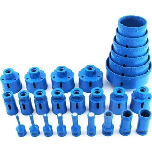 Vacuum Brazed Diamond Drilling Core Bit With M14 Thread Granite Marble Ceramic Hole Saw Dry & Wet Use For Angle Grinder 1Piece