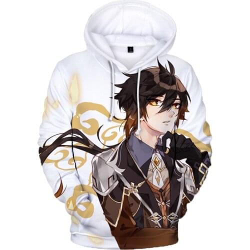 Hot Sale Genshin Impact Hoodie Sweatshirt Men Womens Hoodies Oversized Hooded Genshin Impact Sweatshirt kids Clothing harajuku