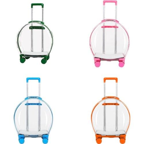 Multifunctional Pets Carrier Outing Backpack Trolley Case Puppy Dog Cat