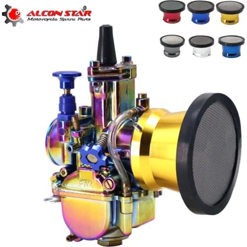 Alconstar- Motorcycle PWK 21/24/26/28/30/32/34MM Carburedor Carb For Honda Yamaha Suzuki Kawasaki 70cc-350cc GY6 ATV Dirt Bike