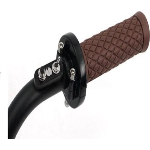 Motorbike Handlebar Double Control Start Horn Button&Toggle for Black