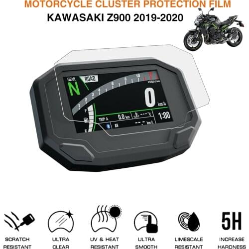 Motorcycle Screen Protector Instrument Speedometer Cluster Scratch Protection Film For Kawasaki Ninja650 Z650 Z900 2020