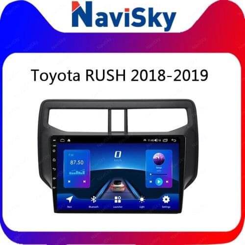 NaviSky Android Car DVD GPS Navigation Player Deckless Car Stereo For Toyota RUSH 2018-2019 2020 Autoradio Radio Headunit