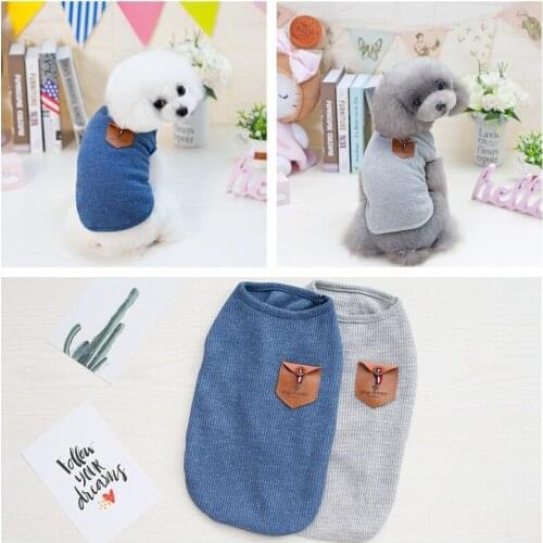 Pet Dog Summer Vest Clothes Cat Cotton Shirt Puppy Dog T Shirt Vest Costumes For Small Large Dogs Cats Pet Supplies