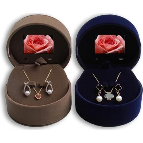 2.4 Inch Jewelry LCD Video Gift Box For Business Newdesign Souvenir Custom Luxury Style LEXINGDZ